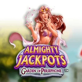 Almighty Jackpots: Garden of Persephone casino game by Novomatic – featured logo at Crown Green Casino