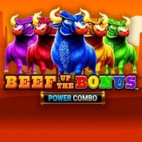 Beef Up the Bonus Power Combo Slot logo by High Limit Studio at Crown Green CasinoBeef Up the Bonus Power Combo Slot