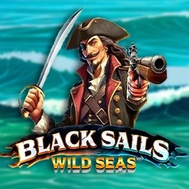 Black Sails Wild Seas logo by Infinity Dragon Studios at Crown Green CasinoBlack Sails Wild Seas