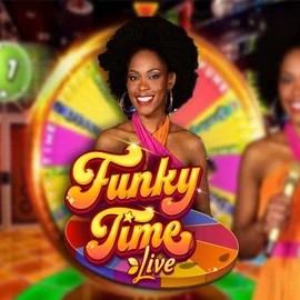 Funky Time game by Evolution – logo hosted on Crown Green Casino