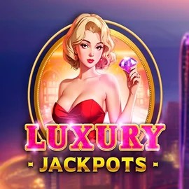 Luxury Jackpots online game logo by Triple Cherry on crowngreencanada.ca
