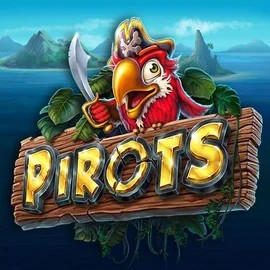Pirots slot logo by ELK Studios at Crown Green CasinoPirots