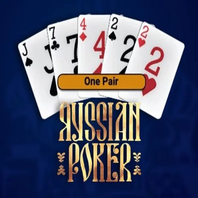 Russian Poker slot logo by OneTouch Games at Crown Green CasinoRussian Poker