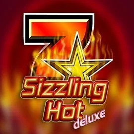 Sizzling Hot Deluxe slot logo by Novomatic at Crown Green Casino