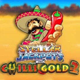 Logo of Stellar Jackpots with Chilli Gold x2 from Lightning Box Game at Crown Green Casino