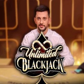 Logo of Unlimited Blackjack from Ezugi at Crown Green Casino